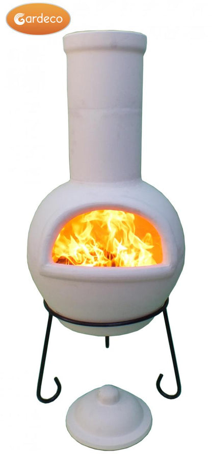 Gardeco Sempra Natural Clay Chimenea