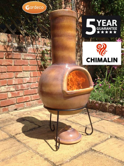 Gardeco Sempra Chimenea in Glazed Caramel