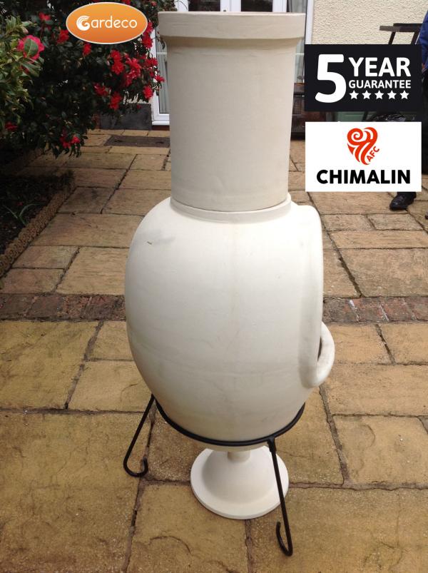 Gardeco Asteria Natural Clay Chimenea