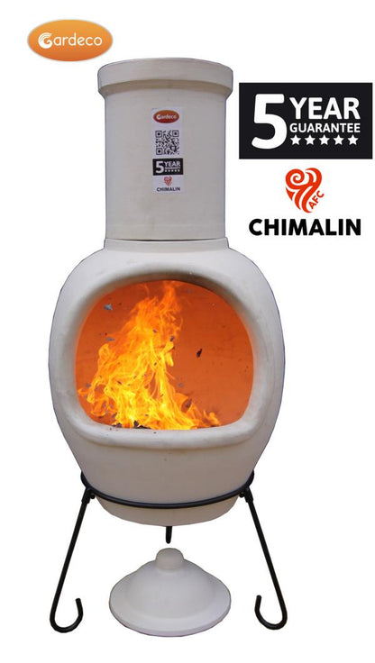 Gardeco Asteria Natural Clay Chimenea