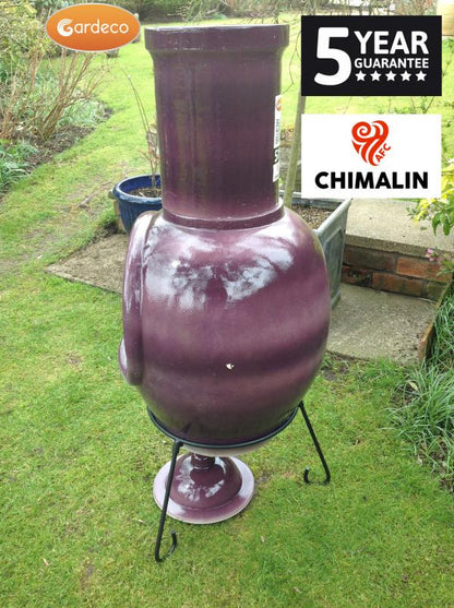 Gardeco Asteria Purple Chimenea