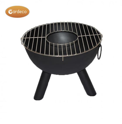 Gardeco Casa Black Steel Fire Bowl