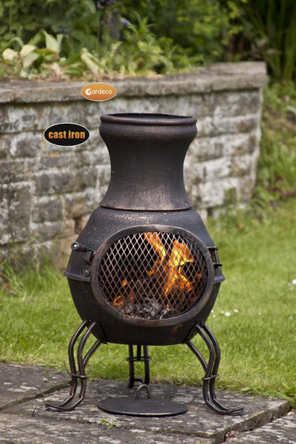 Gardeco Billie Small Cast Iron Chimenea